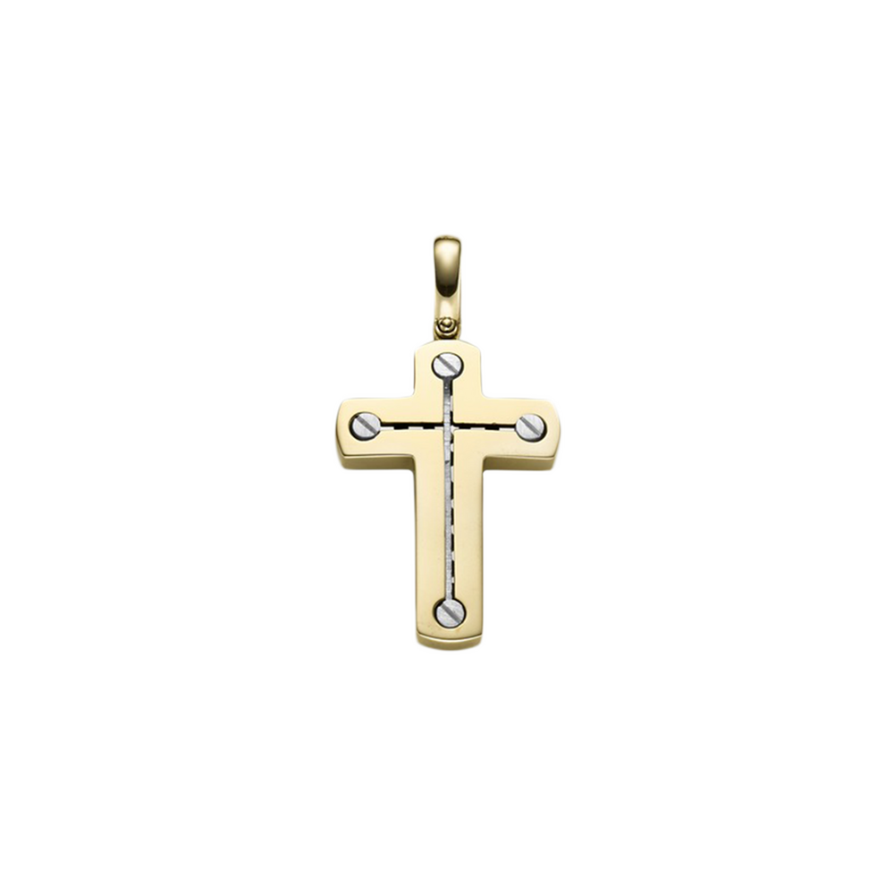 Brogle Selection Spirit cross pendant in gold