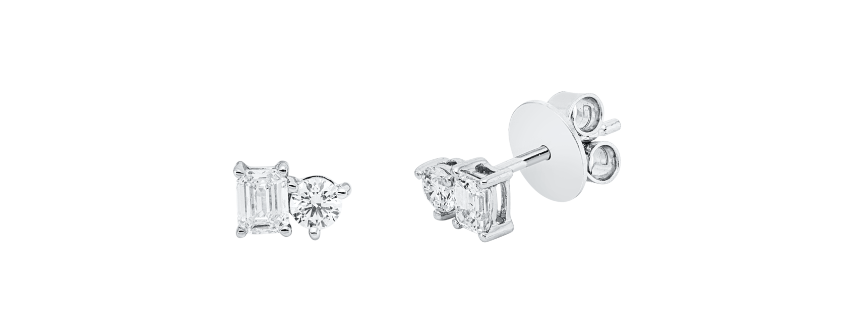 Brogle Classic diamond stud earrings