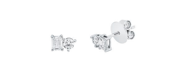 Brogle Classic diamond stud earrings