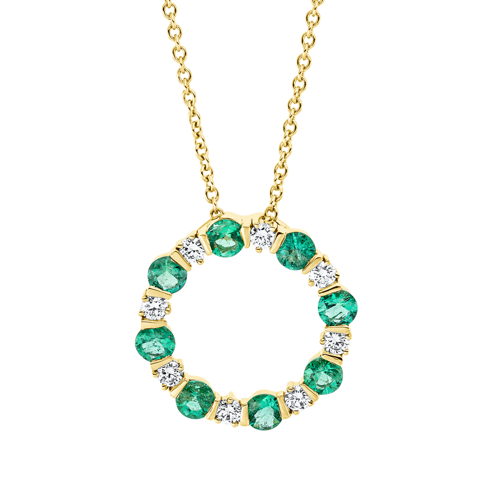 Brogle Classic Kette mit Smaragdanhänger Brogle Classic Kette mit Smaragdanhänger