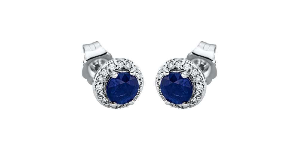 Brogle Selection Royal stud earrings with...