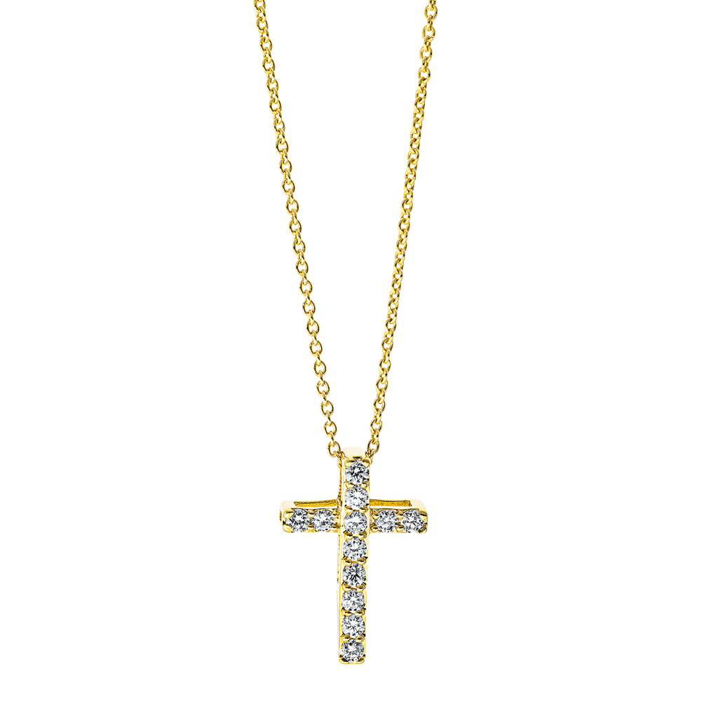 Brogle Classic necklace with diamond cross