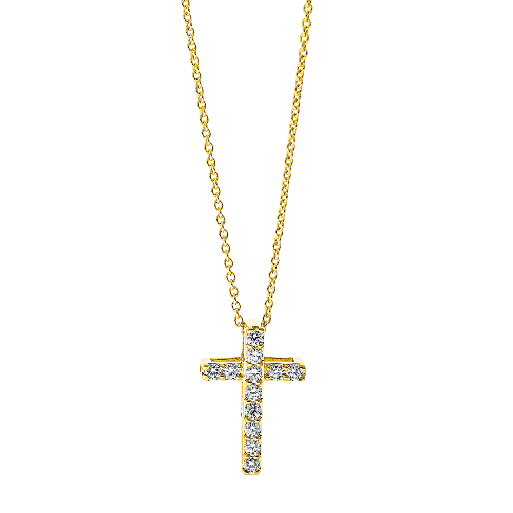 Brogle Classic necklace with diamond cross