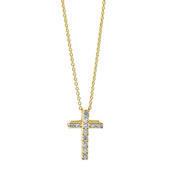 Brogle Classic necklace with diamond cross