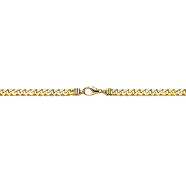 Brogle Classic curb chain 4-sided diamond-coated 6mm