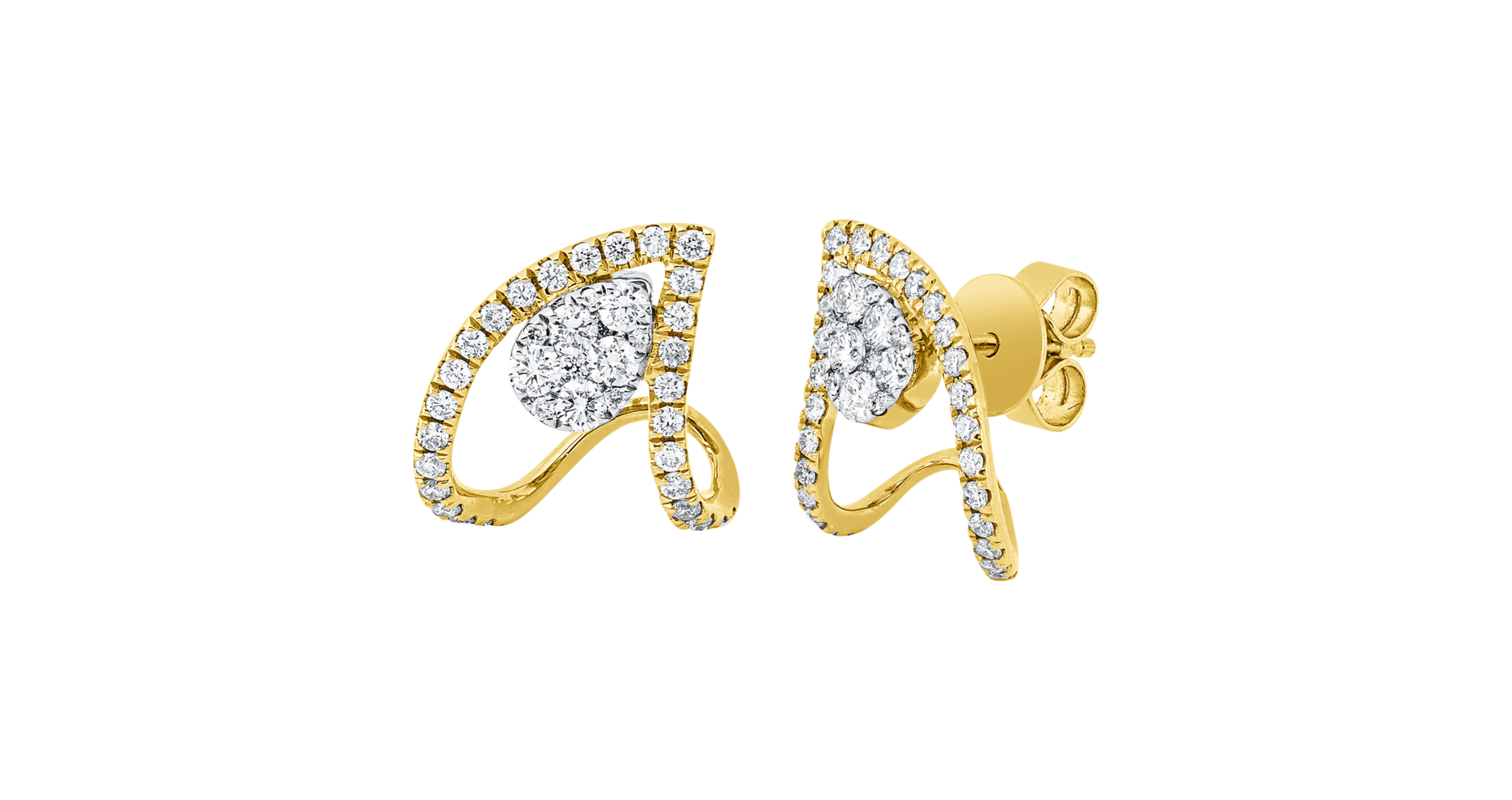 Brogle Classic diamond stud earrings