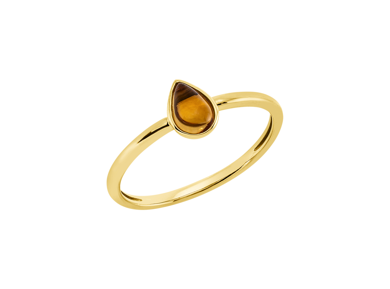 Brogle Classic citrine ring