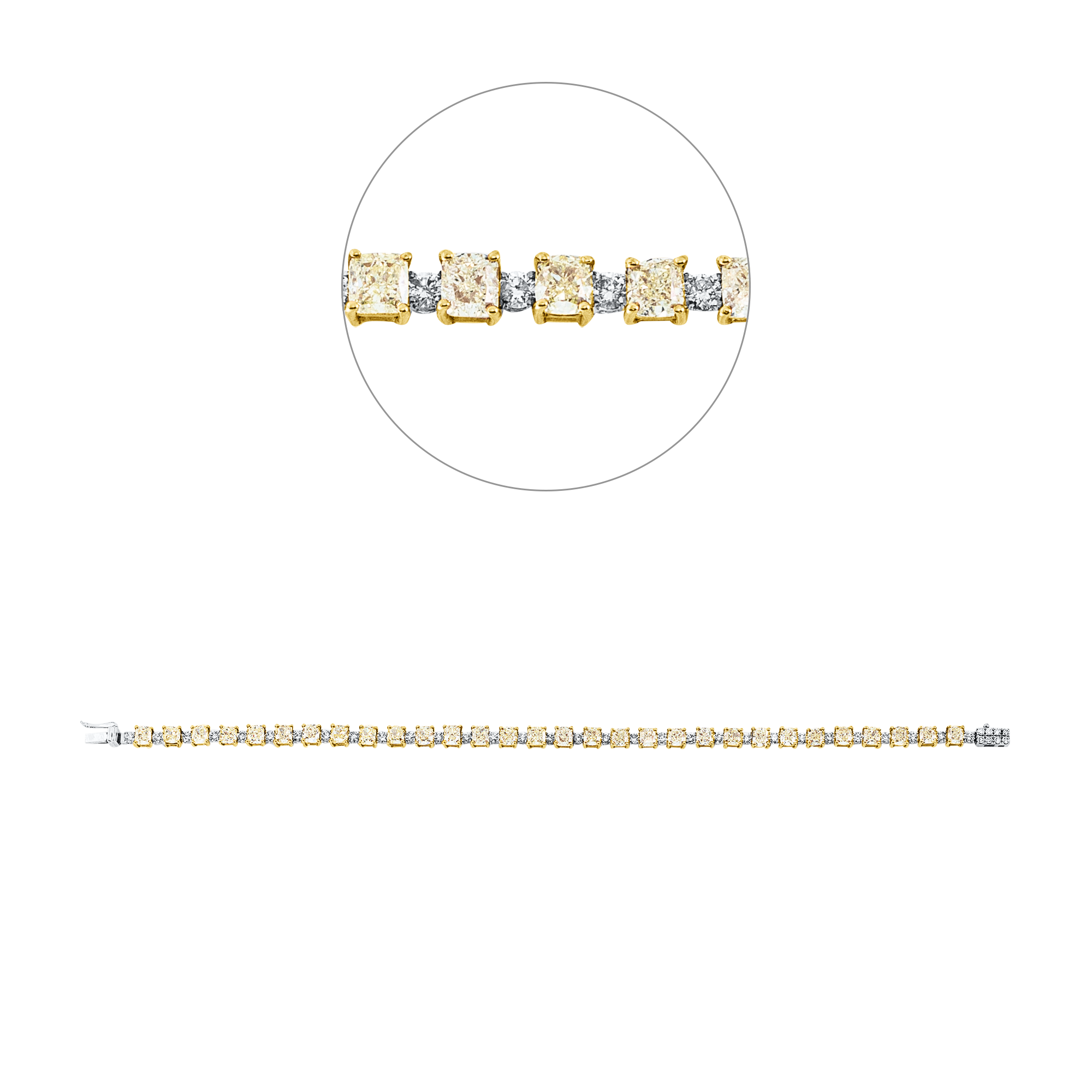 Brogle Selection Bicolor Diamantarmband Brogle Selection Bicolor Diamantarmband