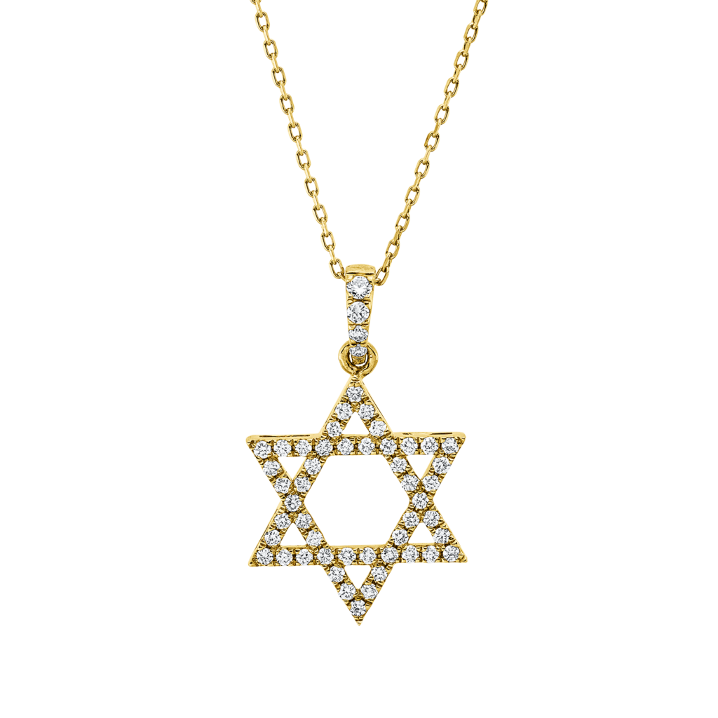Brogle Classic Kette mit Davidsternanhänger aus Diamanten Brogle Classic Kette mit Davidsternanhänger aus Diamanten
