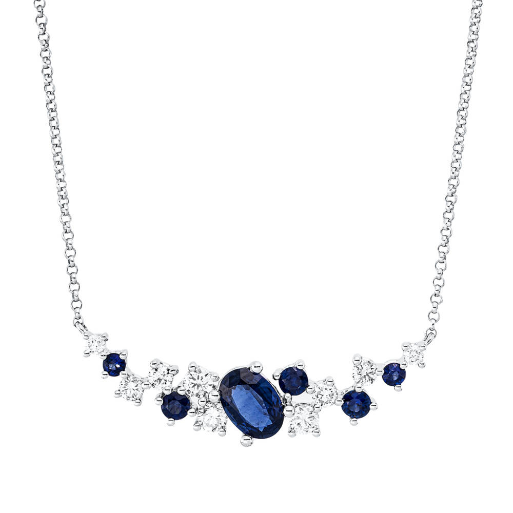 Brogle Classic necklace with sapphire pendant