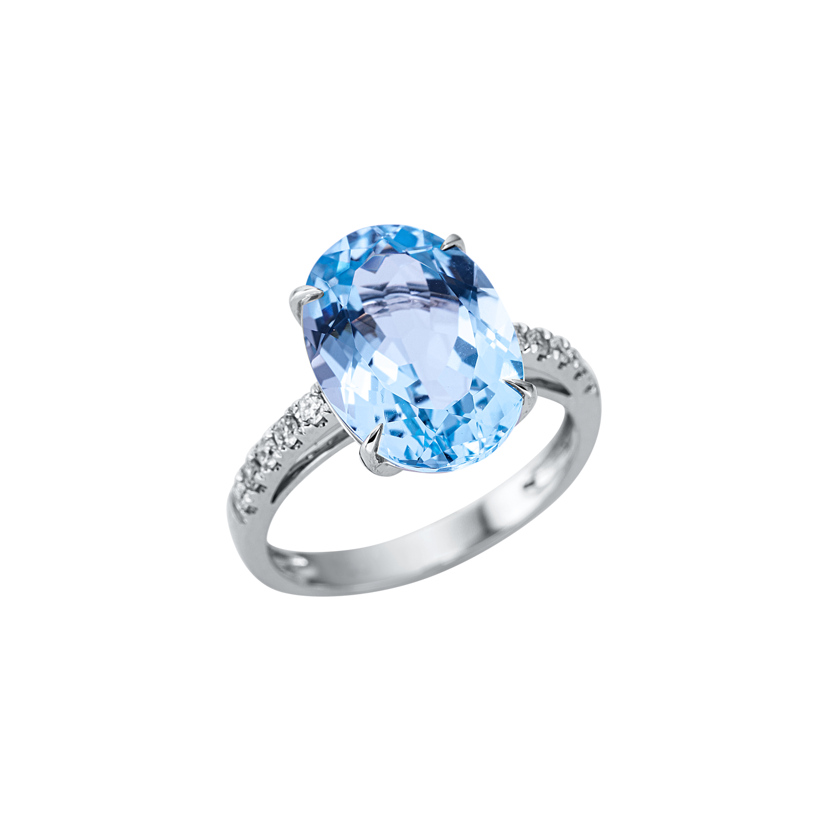 Brogle Classic Sky topaz ring
