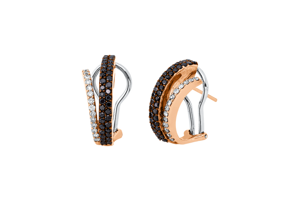 Brogle Selection Bicolor Diamantcreolen Brogle Selection Bicolor Diamantcreolen