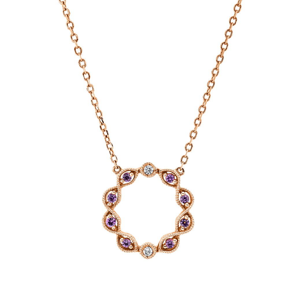 Brogle Classic necklace with sapphire pendant Brogle Classic necklace with sapphire pendant