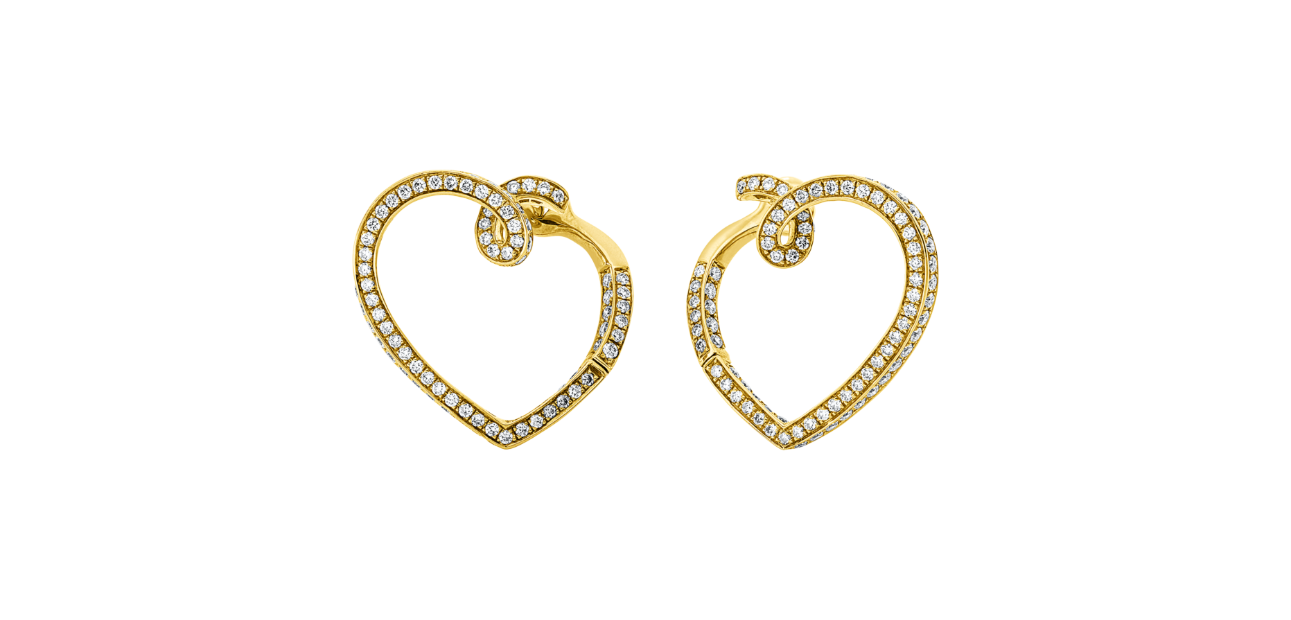 Brogle Selection diamond hoop earrings Brogle Selection diamond hoop earrings