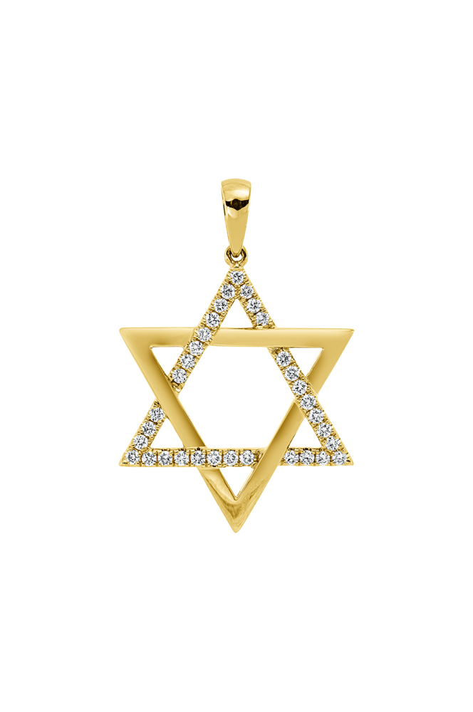 Brogle Classic star pendant with diamonds