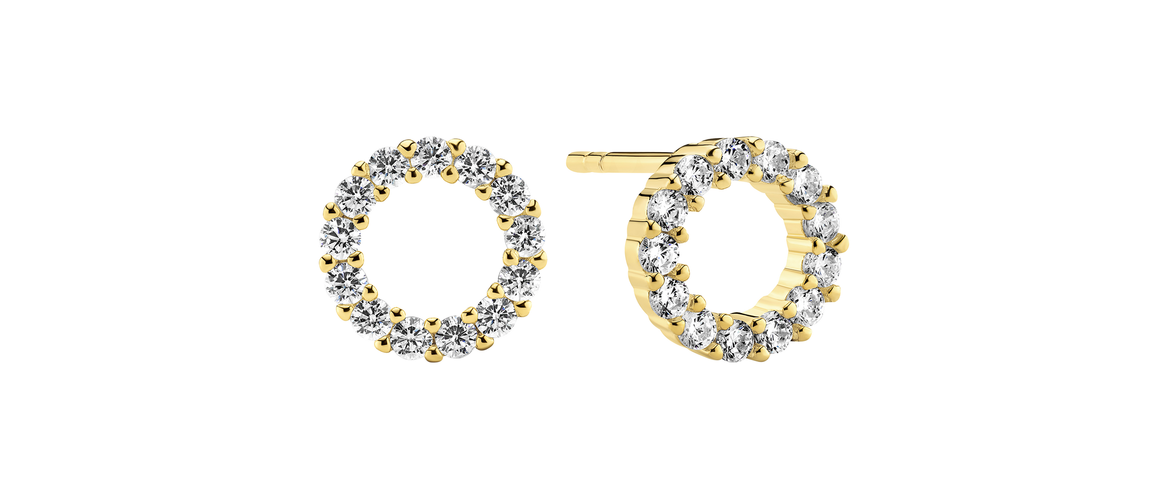 18 carat gold plated silver