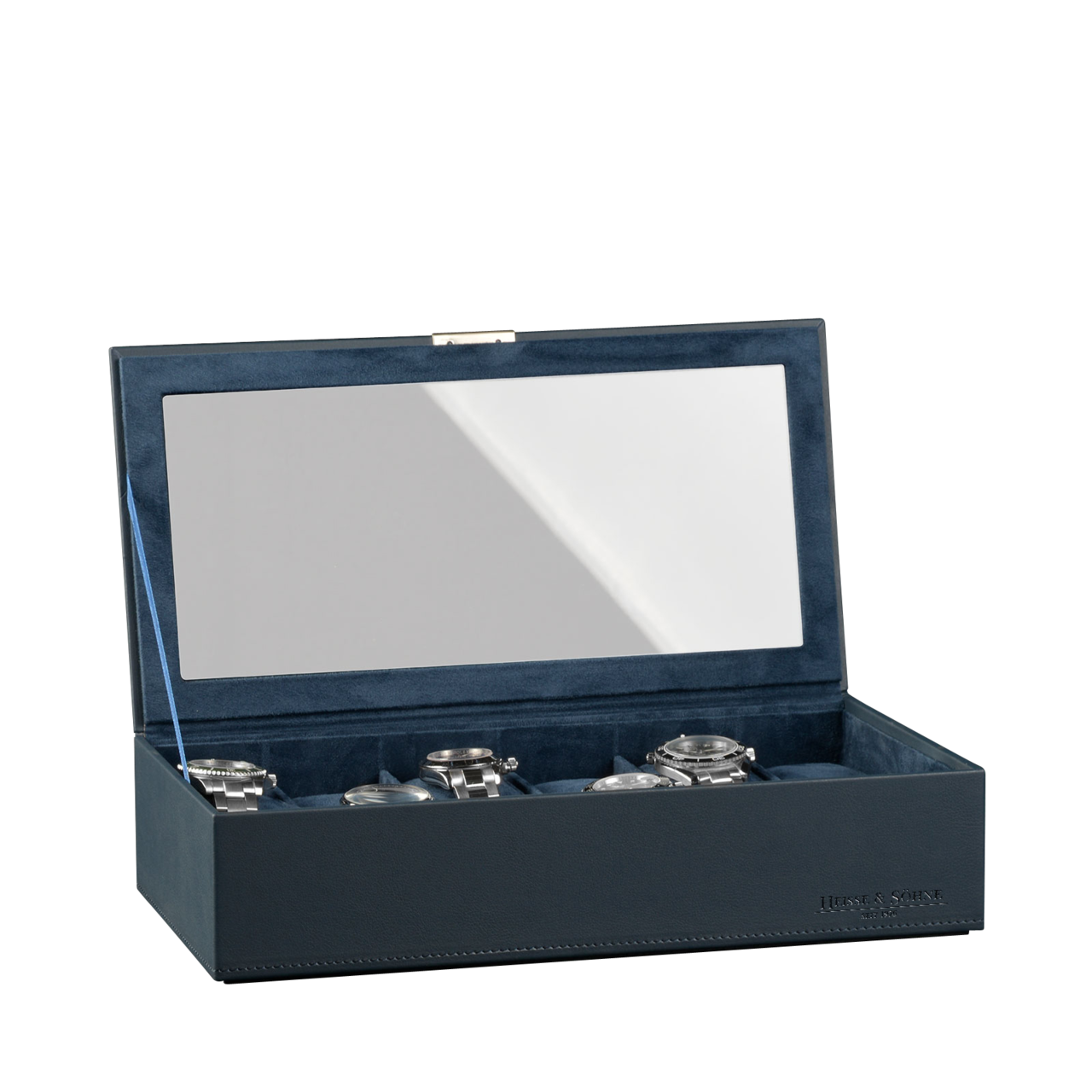 Heisse & Söhne Stapelbares Schmuckkästchen Mirage XL - Oberteil: Uhrenbox für 12 Uhren Heisse & Söhne Stapelbares Schmuckkästchen Mirage XL - Oberteil: Uhrenbox für 12 Uhren