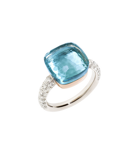Pomellato Nudo Maxi Blautopas Ring