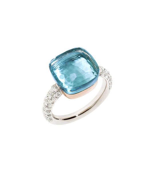 Pomellato Nudo Maxi Blue Topaz Ring Pomellato Nudo Maxi Blue Topaz Ring