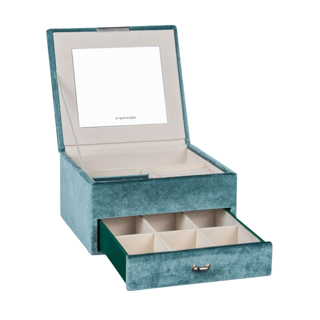 Friedrich Schmuckkästchen Chenille - Türkis Friedrich Schmuckkästchen Chenille - Türkis