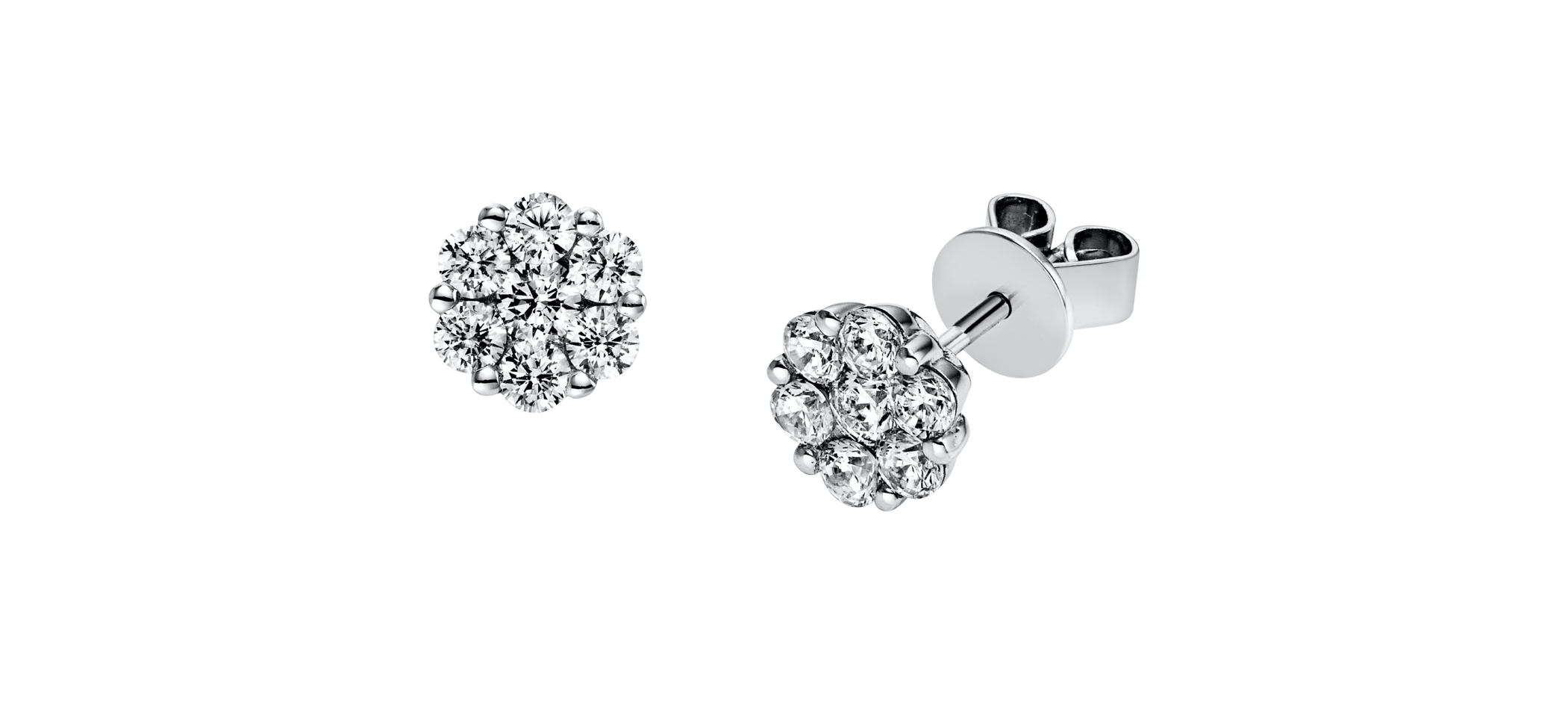 Brogle Selection Illusion Stud Earrings Brogle Selection Illusion Stud Earrings