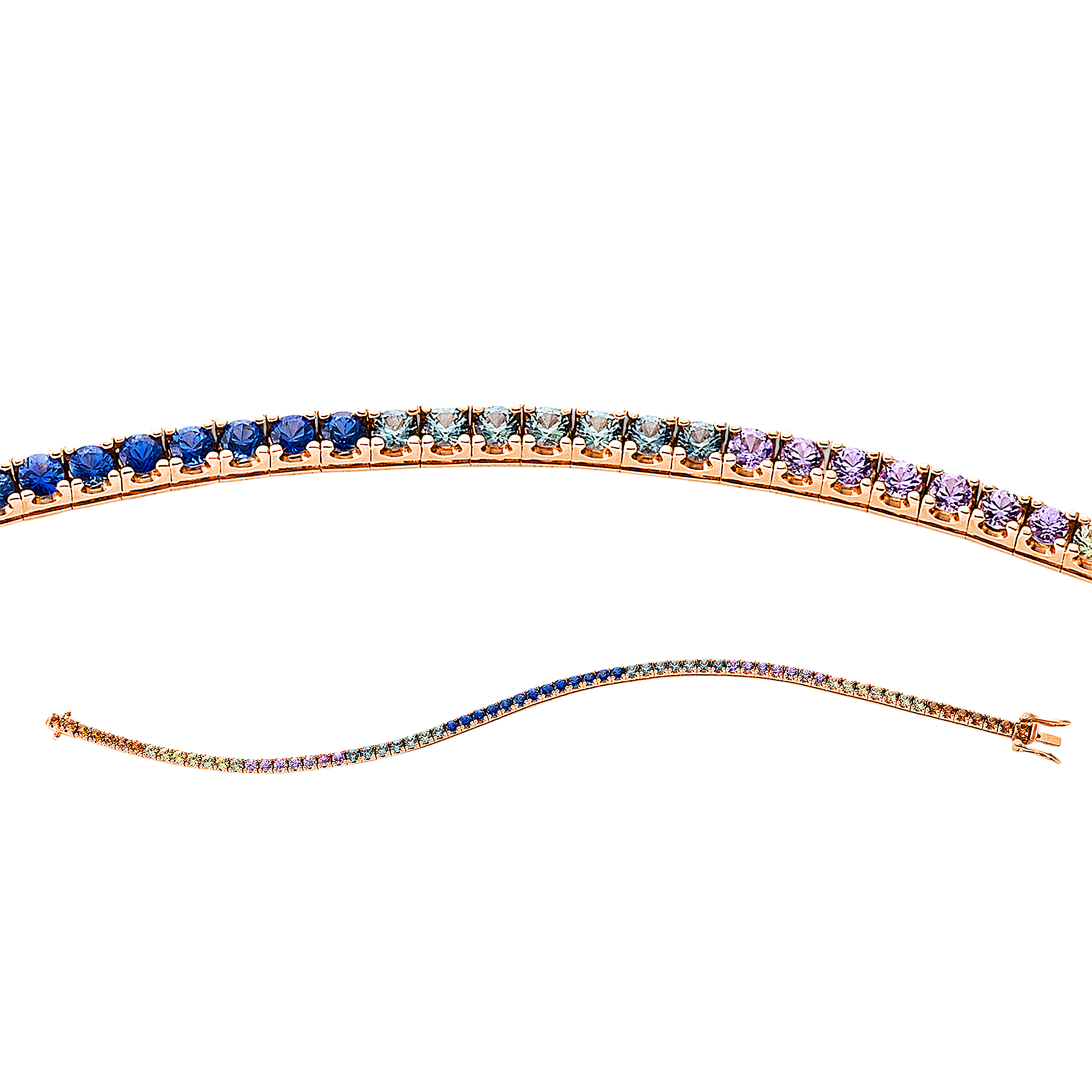 Brogle Classic Saphirarmband Rainbow Brogle Classic Saphirarmband Rainbow