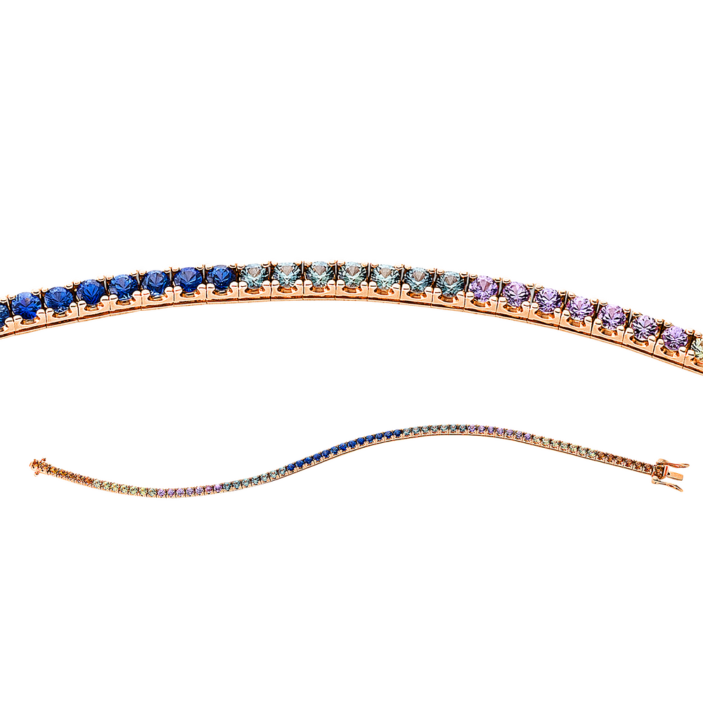 Brogle Classic Saphirarmband Rainbow Brogle Classic Saphirarmband Rainbow