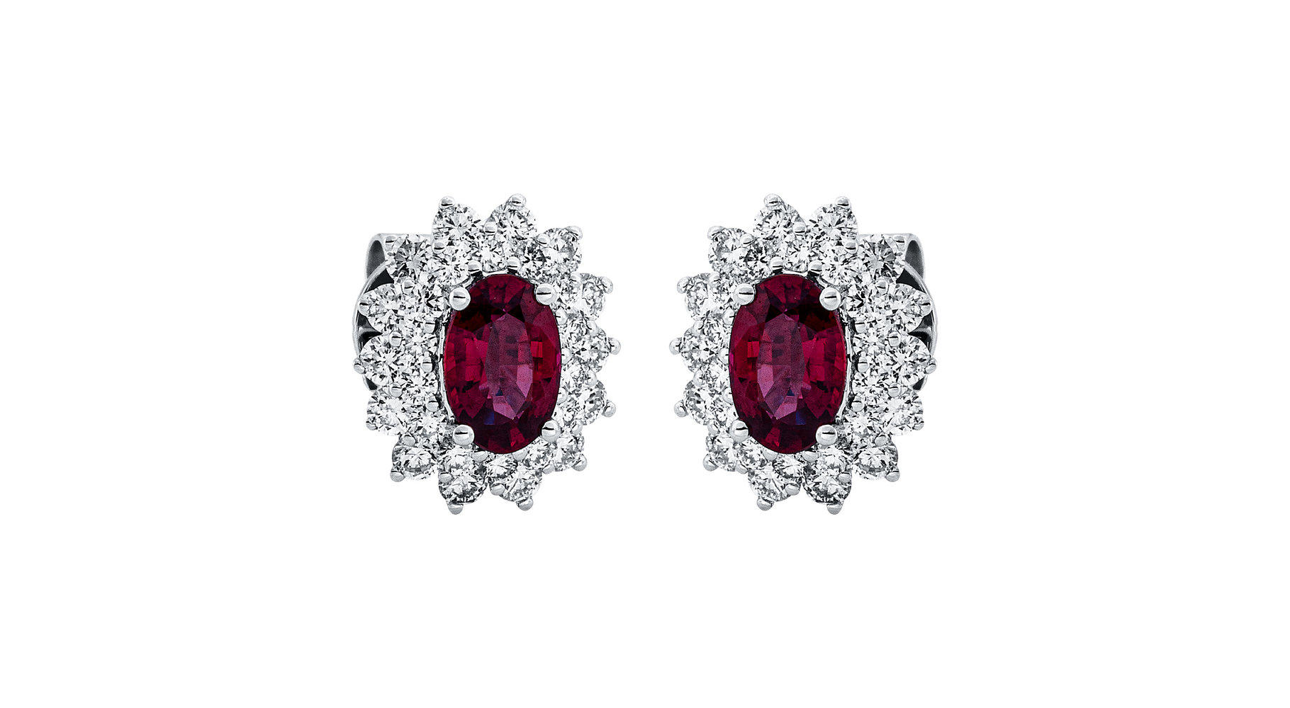 Brogle Selection ruby stud earrings