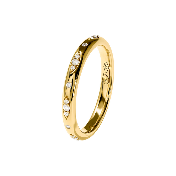 Tamara Comolli Gypsy Band Classic Pavé Ring