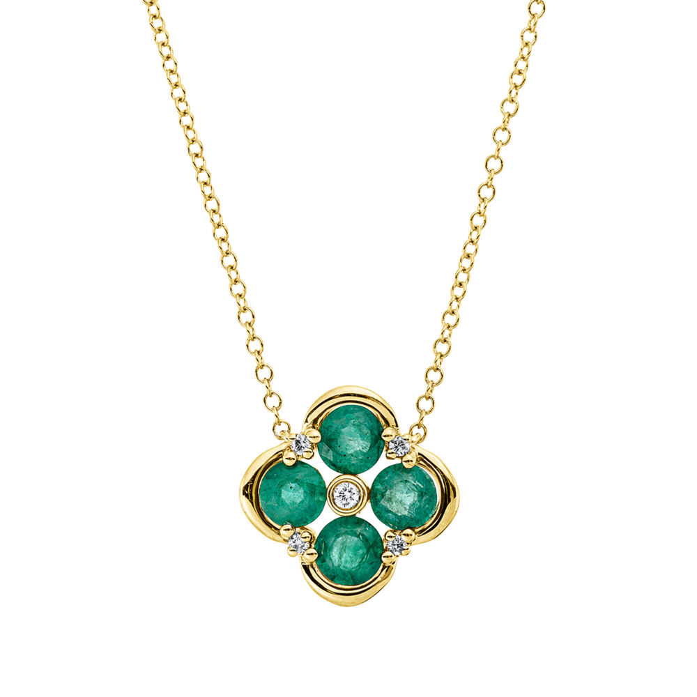 Brogle Classic Kette mit Smaragdanhänger Brogle Classic Kette mit Smaragdanhänger