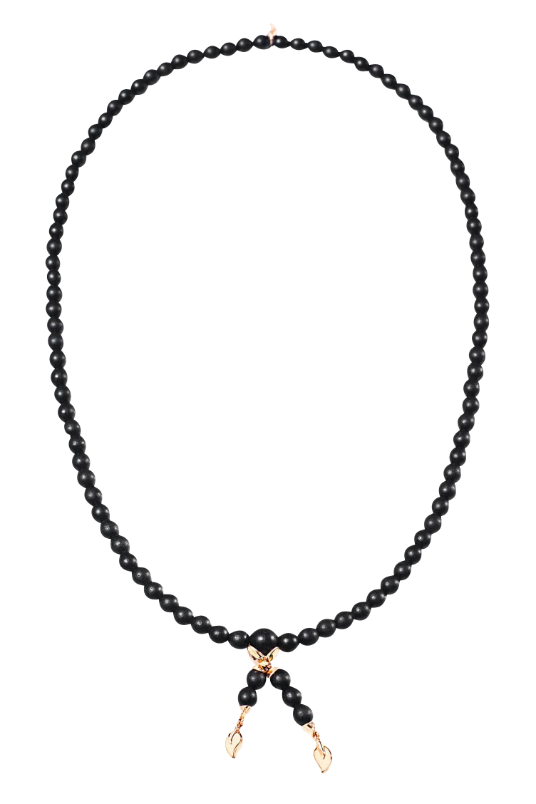 Tamara Comolli India Ebony Plain Ebony Bracelet and Necklace