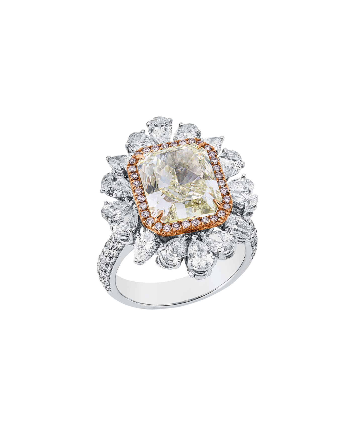 Brogle Selection Bicolor diamond ring