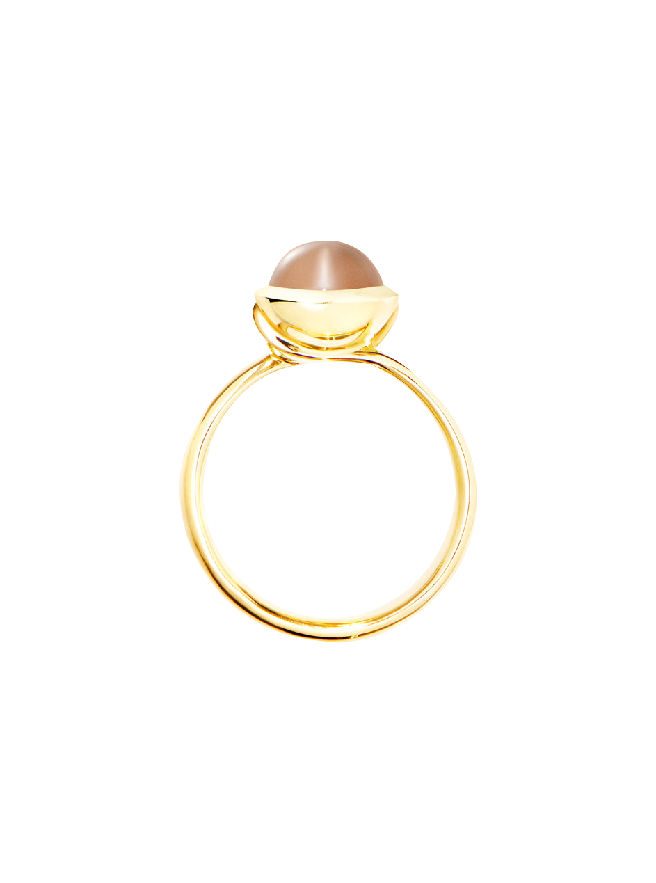 Tamara Comolli Bouton brauner Mondstein S Ring Tamara Comolli Bouton brauner Mondstein S Ring