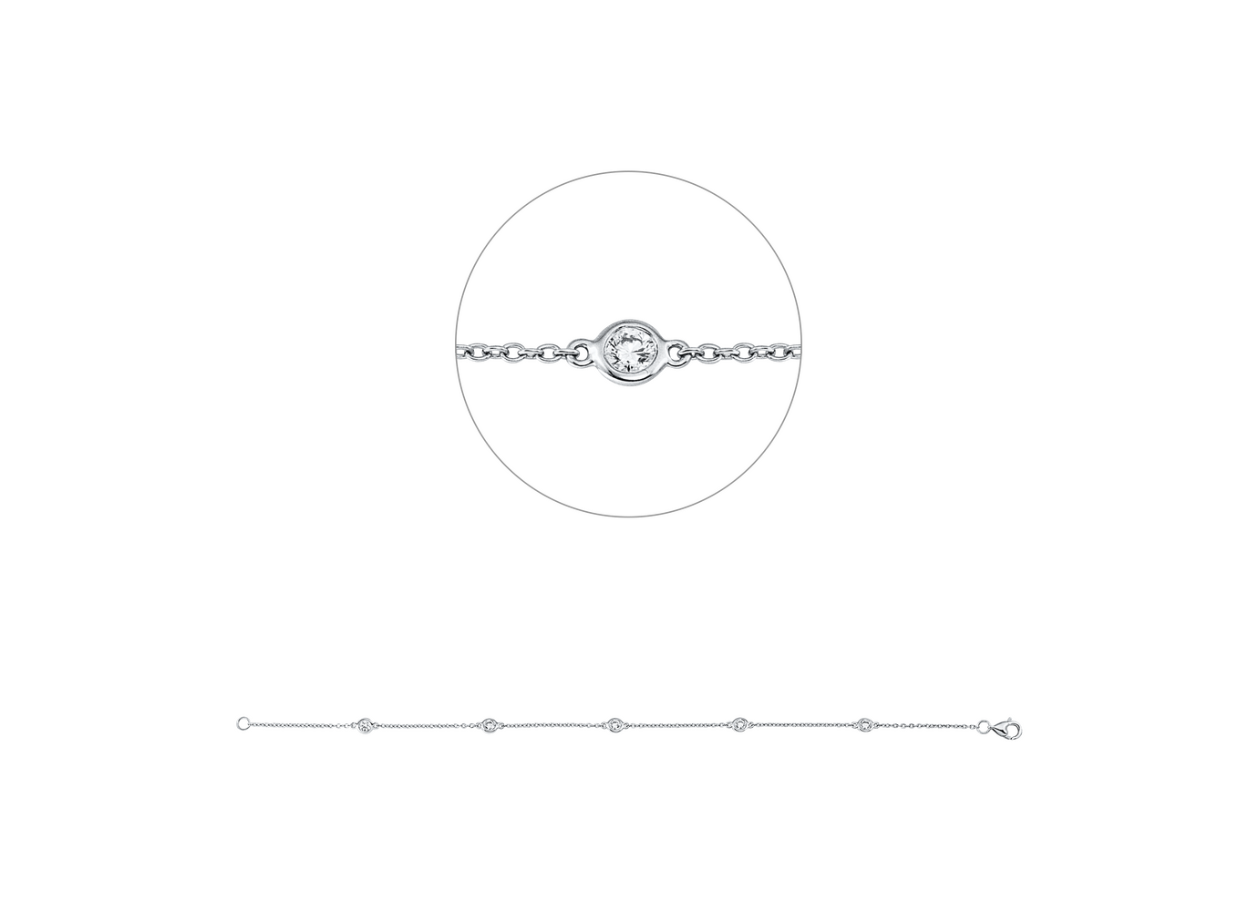 Brogle Classic Diamantarmband