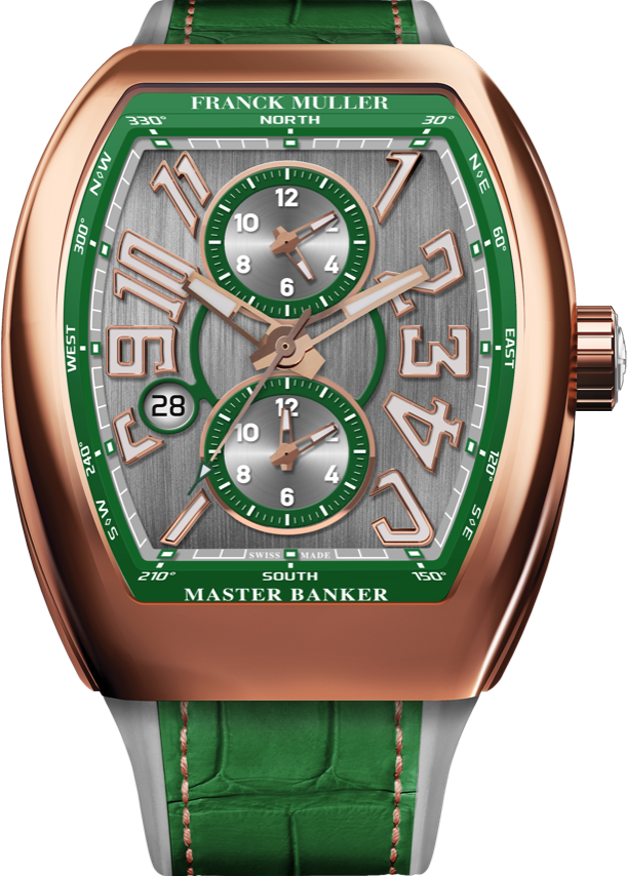 Franck Muller Vanguard Master Banker 3 Zeitzonen 53,7 x 44mm