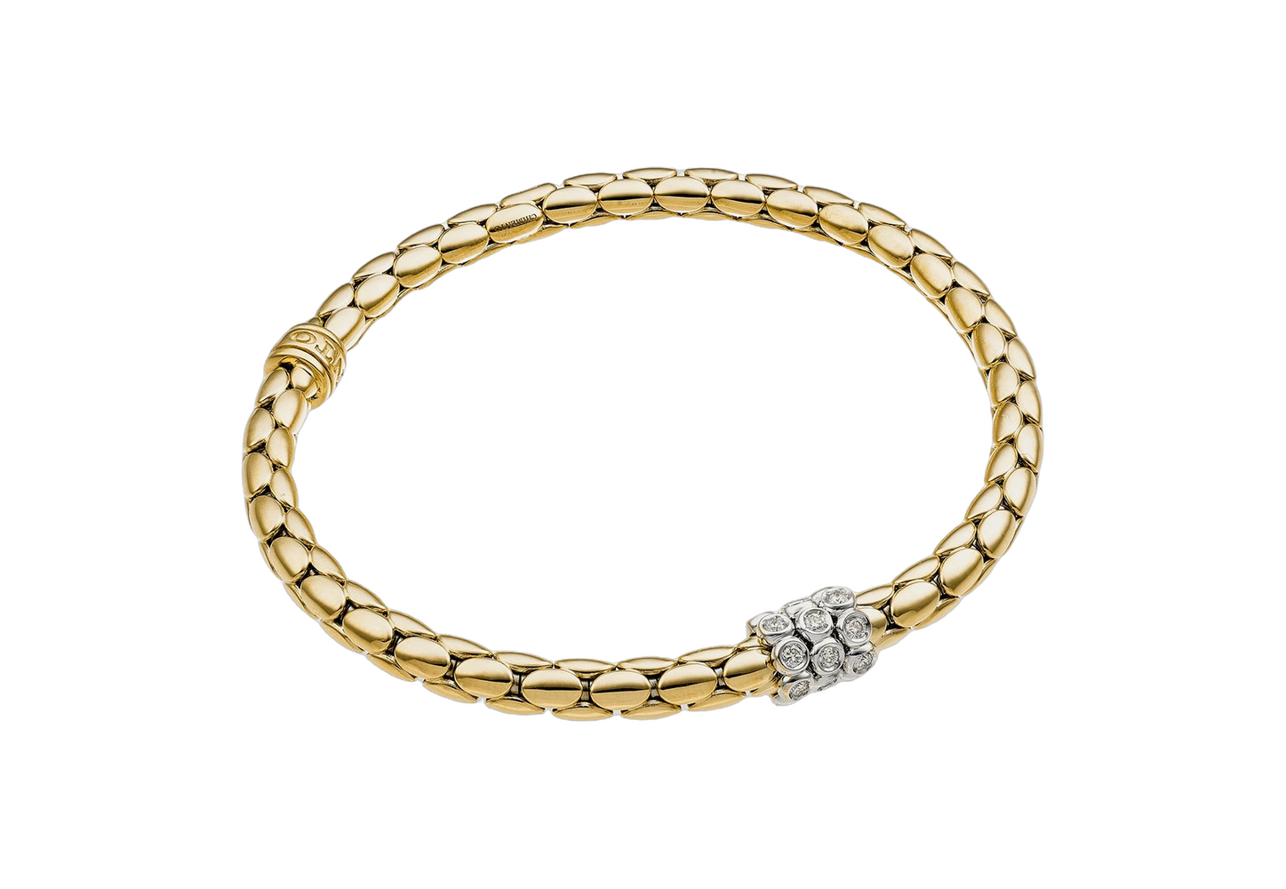 750 white and yellow gold