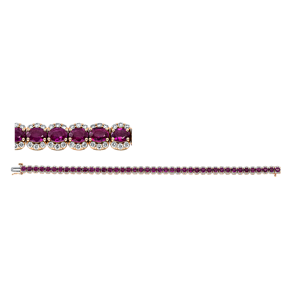 Brogle Selection Royal bracelet with rubies