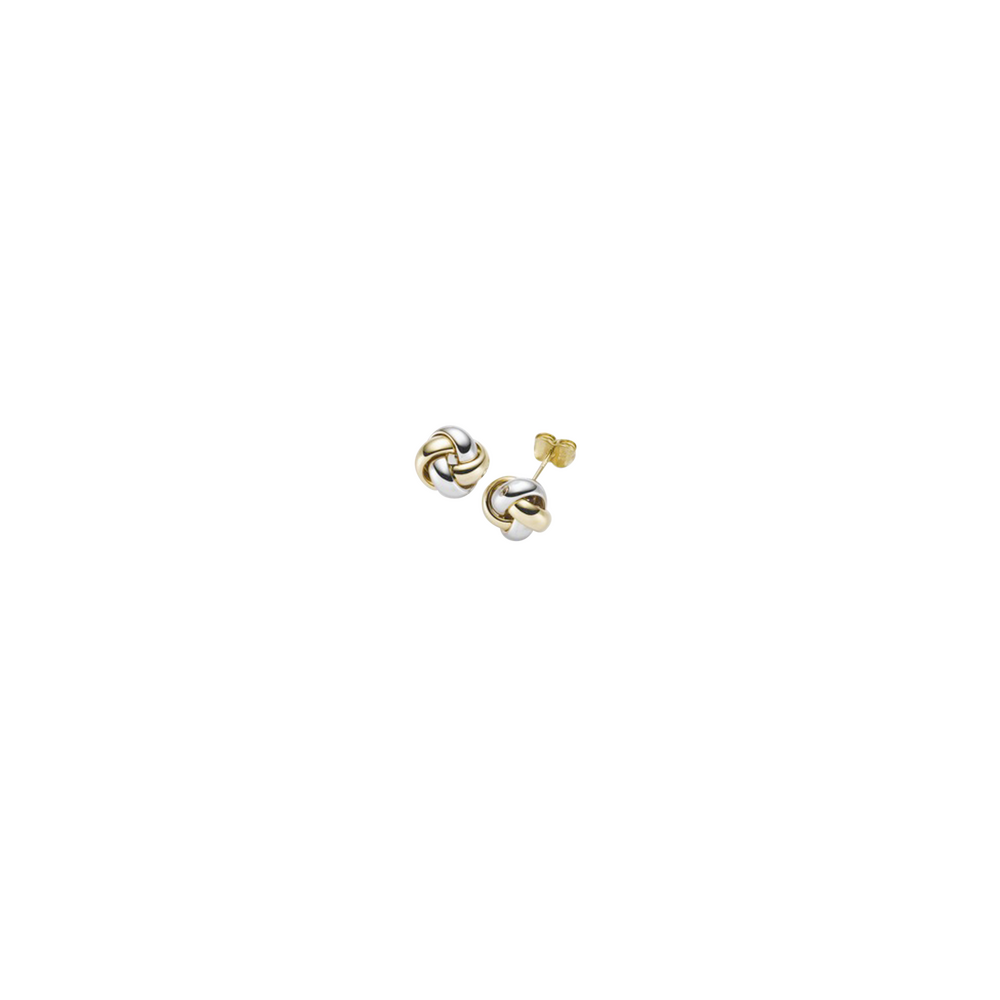 Brogle Selection Essentials knot gold stud earrings