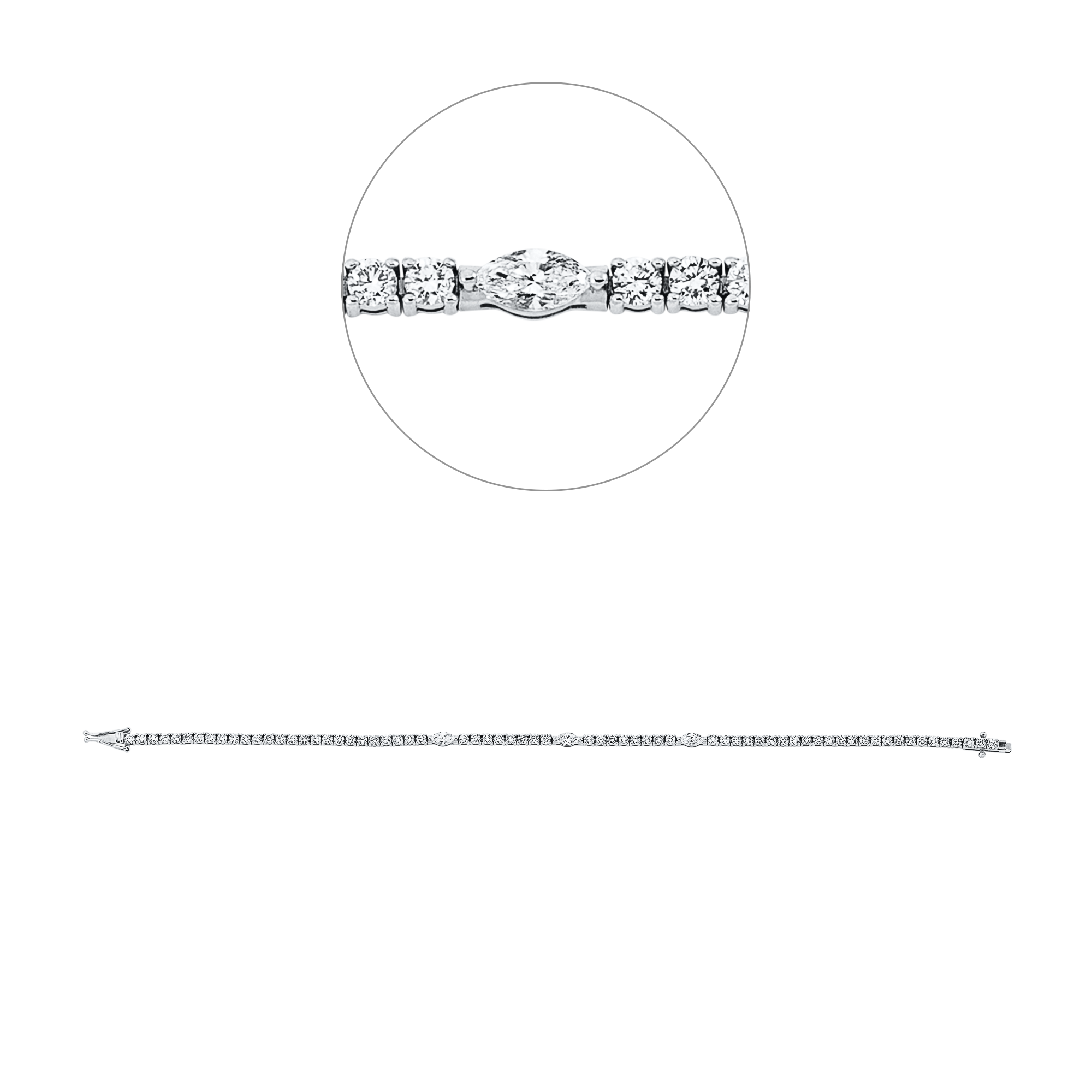 Brogle Selection tennis bracelet Brogle Selection tennis bracelet