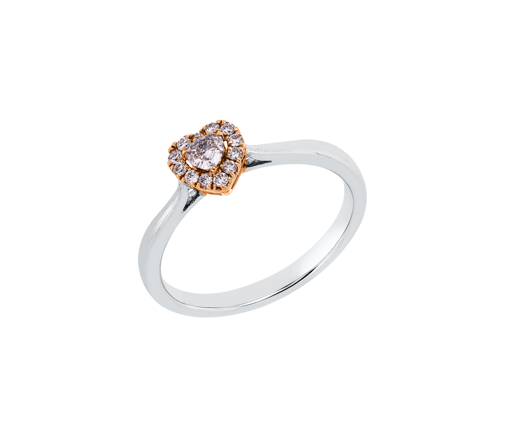 Brogle Classic Bicolor Diamond Ring