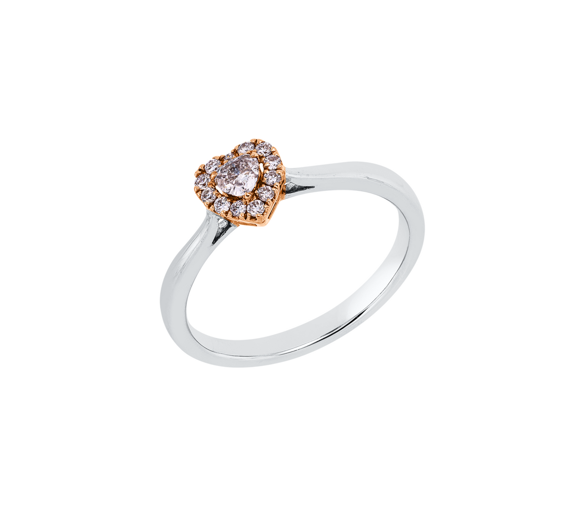 Brogle Classic Bicolor Diamond Ring