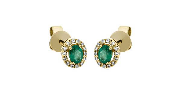 Brogle Classic emerald stud earrings Brogle Classic emerald stud earrings