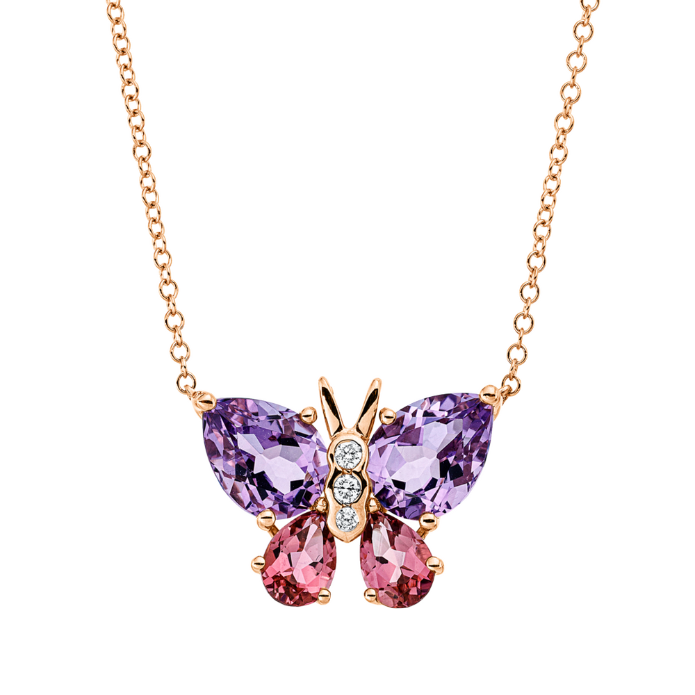 Brogle Classic necklace with colored stone pendant