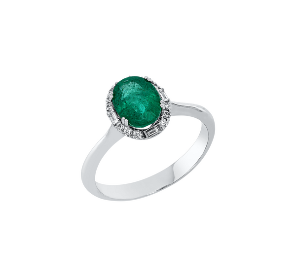 Brogle Classic emerald ring
