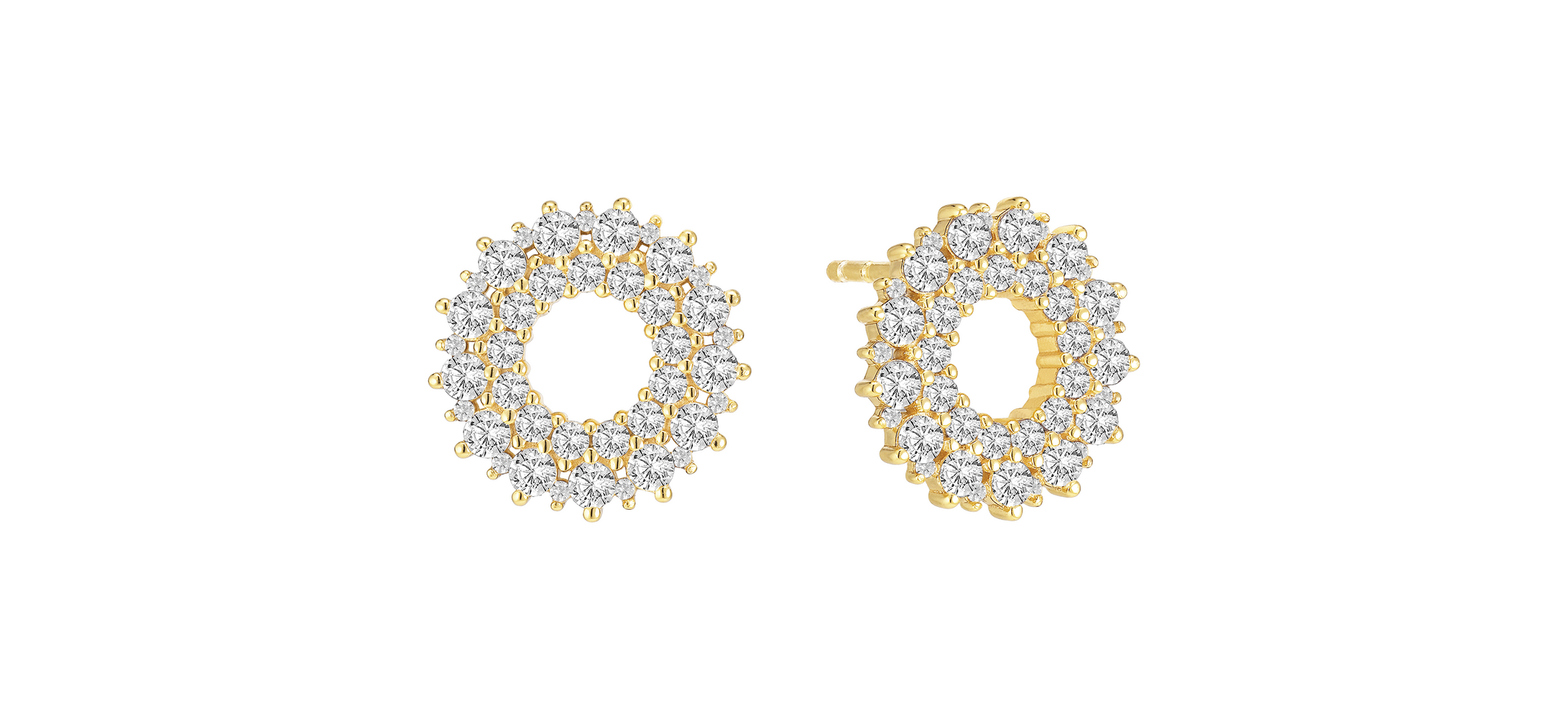 18 carat gold plated silver