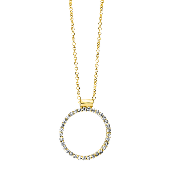 Brogle Classic Kette mit Diamantkreis