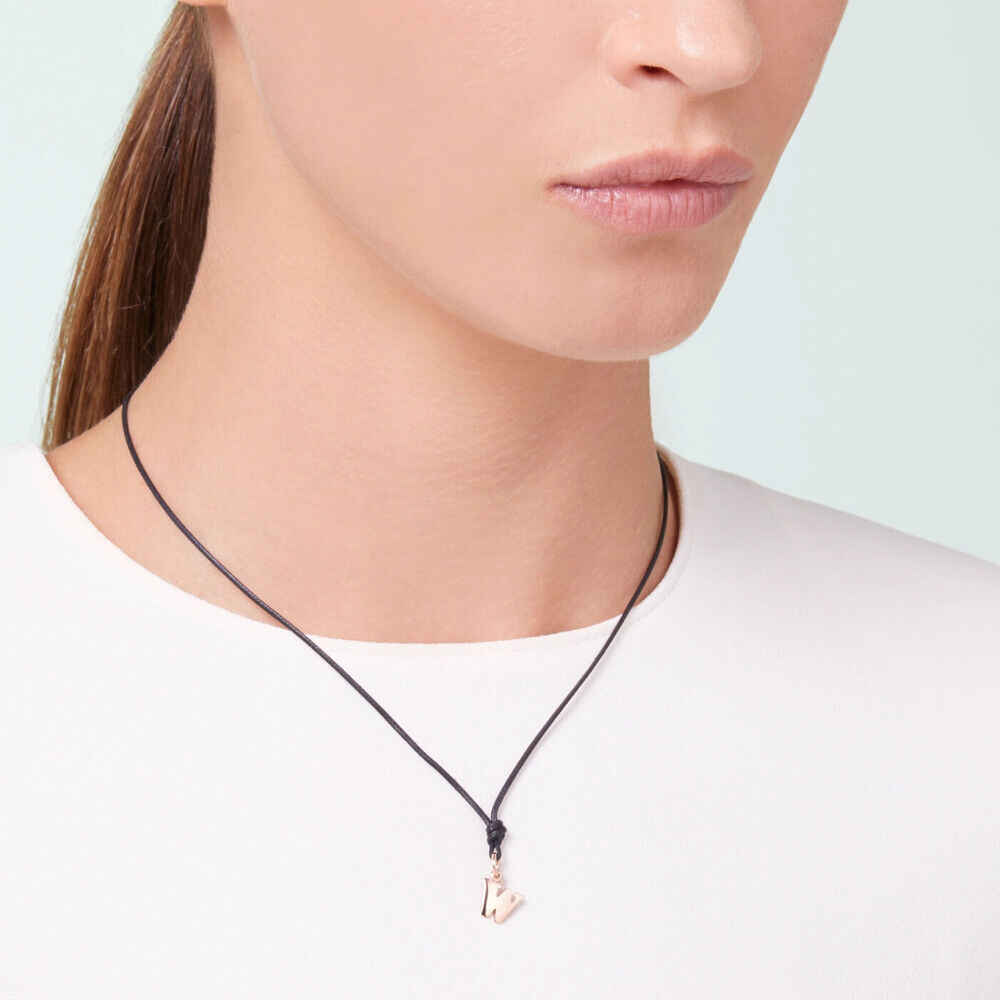 176124 DMB2026 LETWL 0009R 100 Dodo letter w charm 9k rose gold e64b0282ae0c3827e