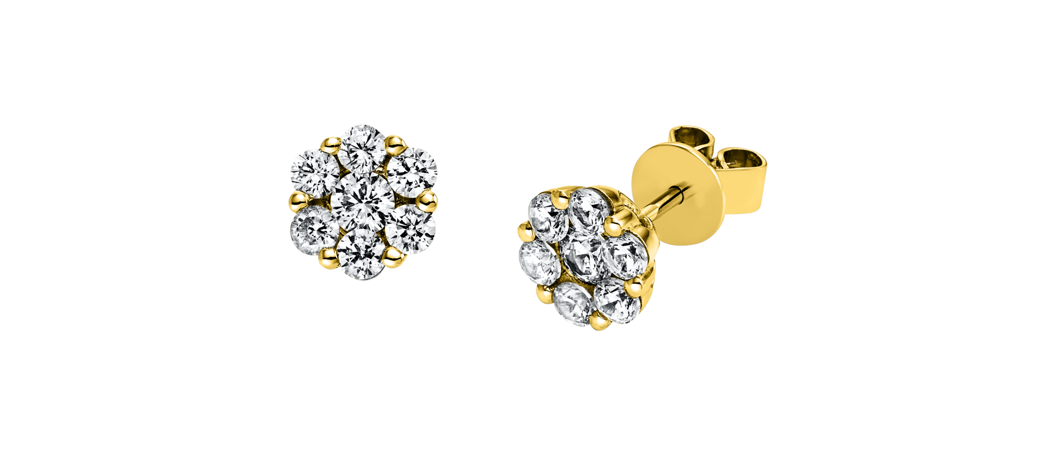 Brogle Classic diamond stud earrings Brogle Classic diamond stud earrings