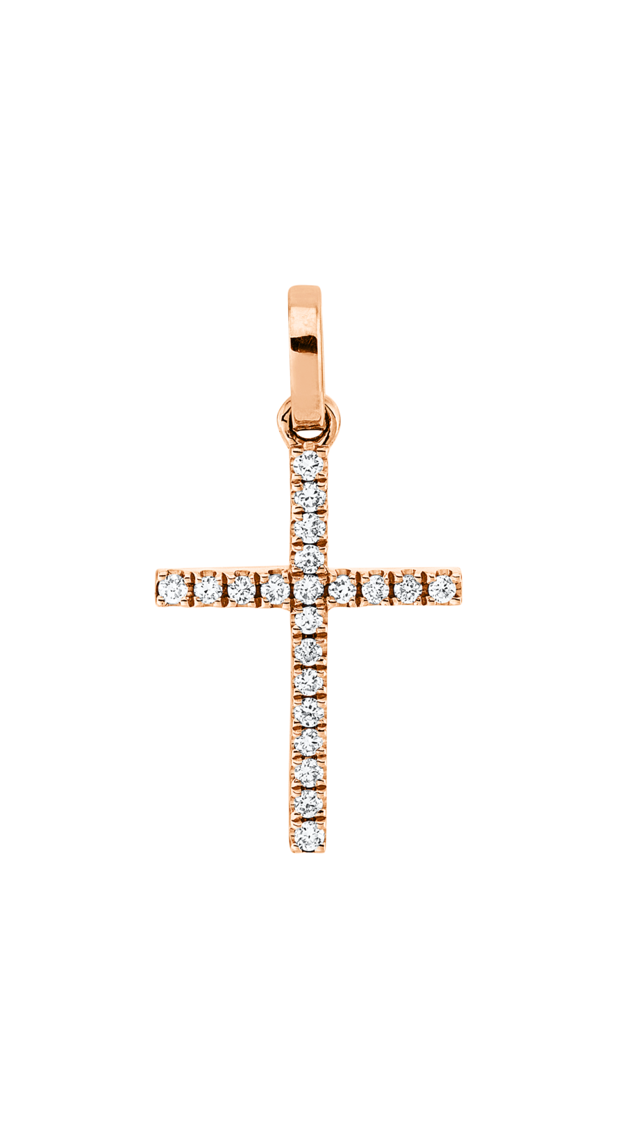 Brogle Classic Kreuzanhänger mit Diamanten