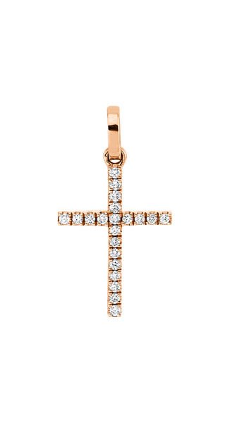 Brogle Classic Kreuzanhänger mit Diamanten Brogle Classic Kreuzanhänger mit Diamanten